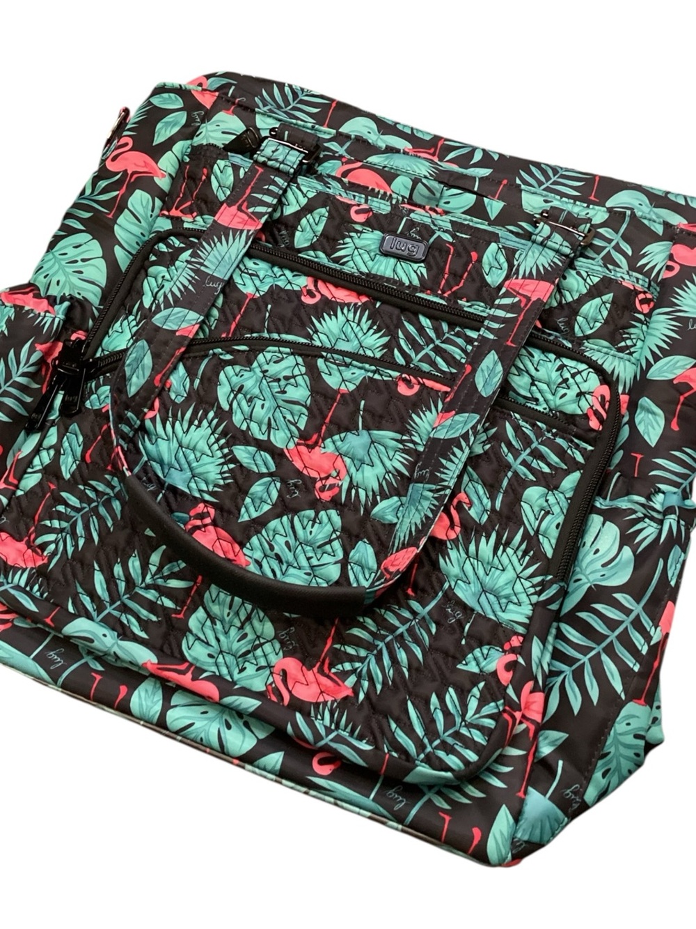 Lug Ace 2 Convertible Travel Tote in Flamingo Black - Picture 15 of 15